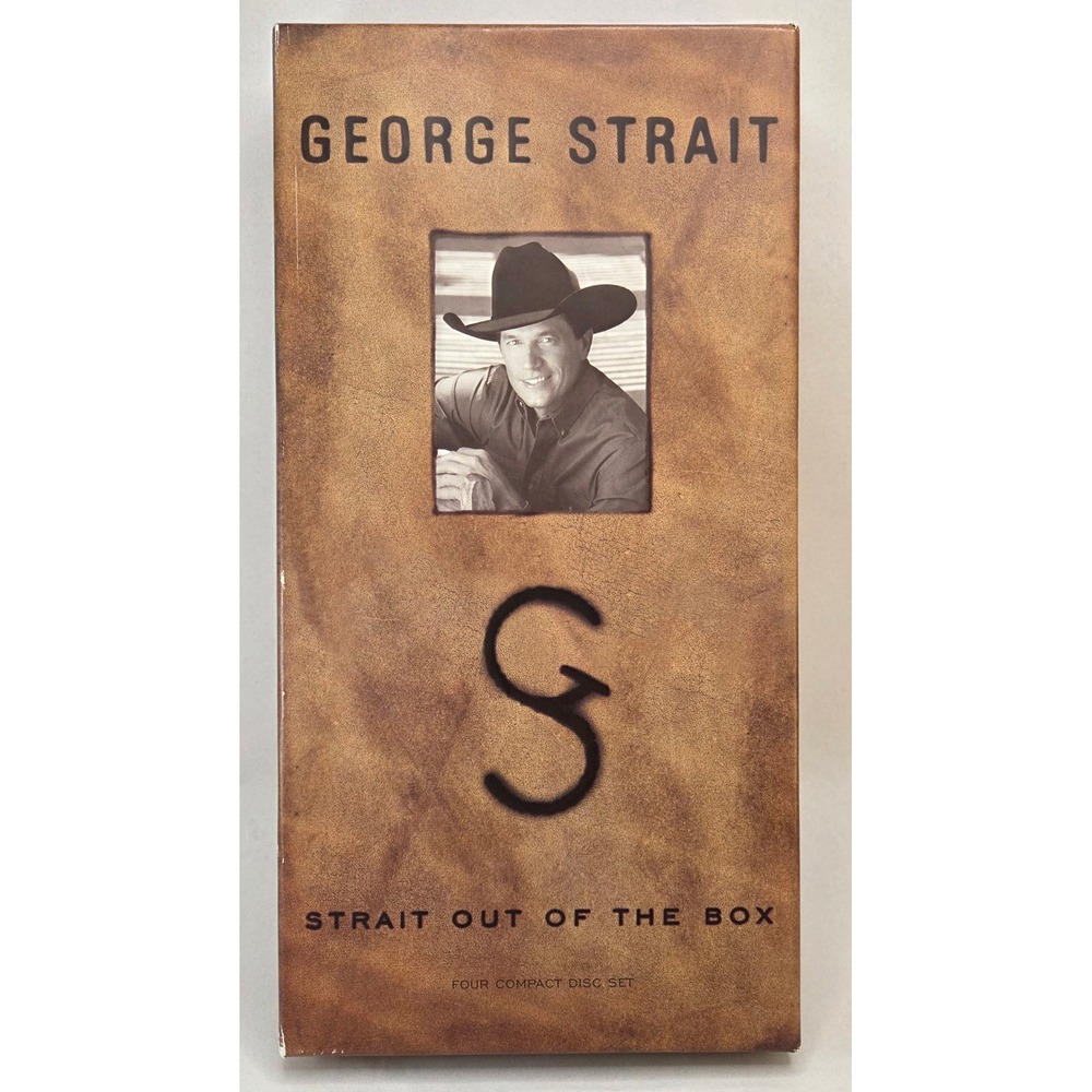 George Strait Strait Out Of The Box 4 CD Box Set Country Music Collection